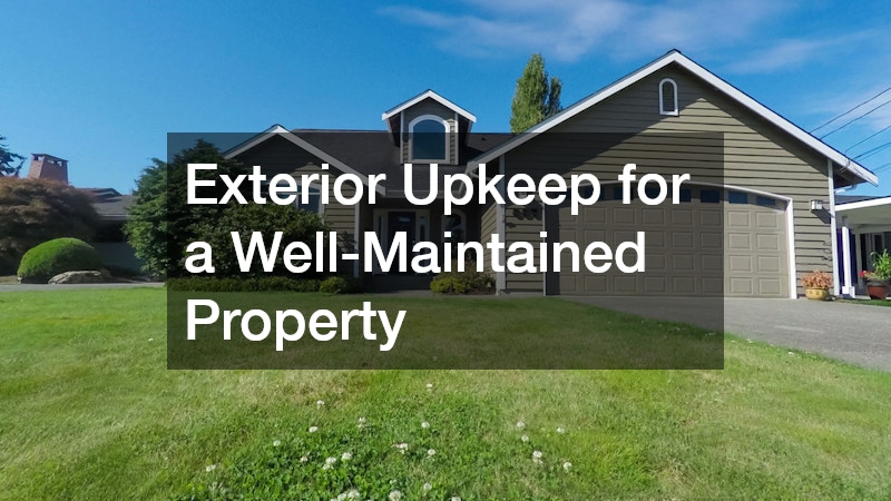 Exterior Upkeep for a Well-Maintained Property